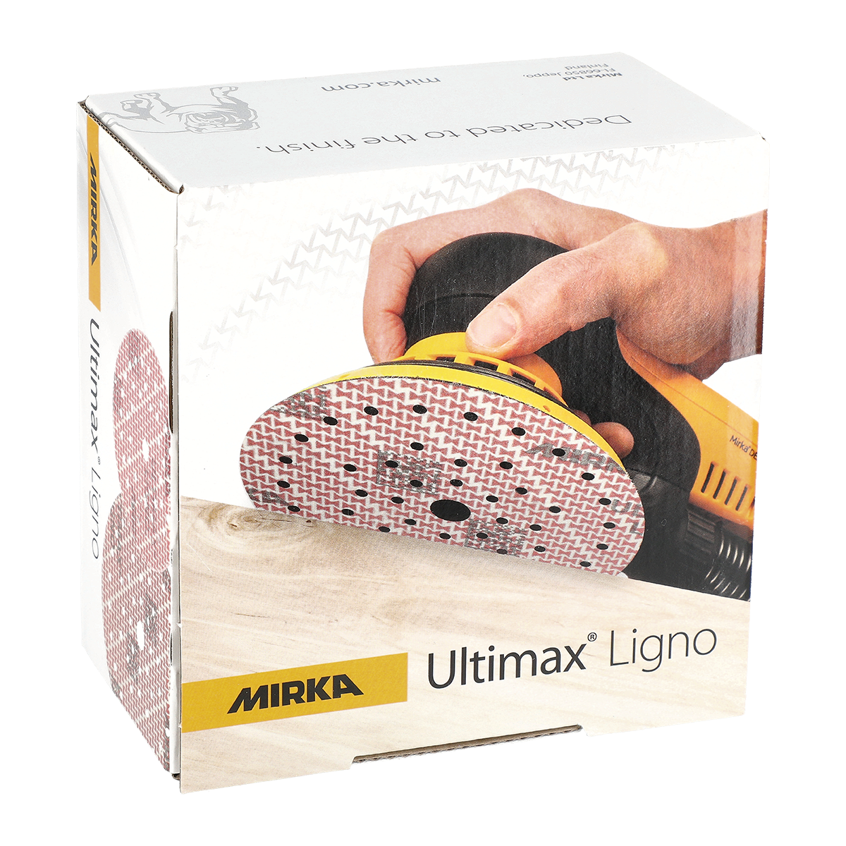 Mirka Ultimax Ligno 5in Grip Multifit Disc - Feature View | UnitedFinish.com