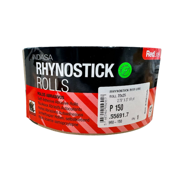 Indasa Rhynostick Redline PSA Sanding Rolls 960 Series - In Use | UnitedFinish.com