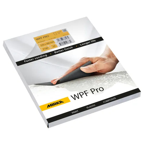 Mirka WPF PRO Waterproof 4.5x9 Inch Half Sanding Sheets - Grit Detail | UnitedFinish.com
