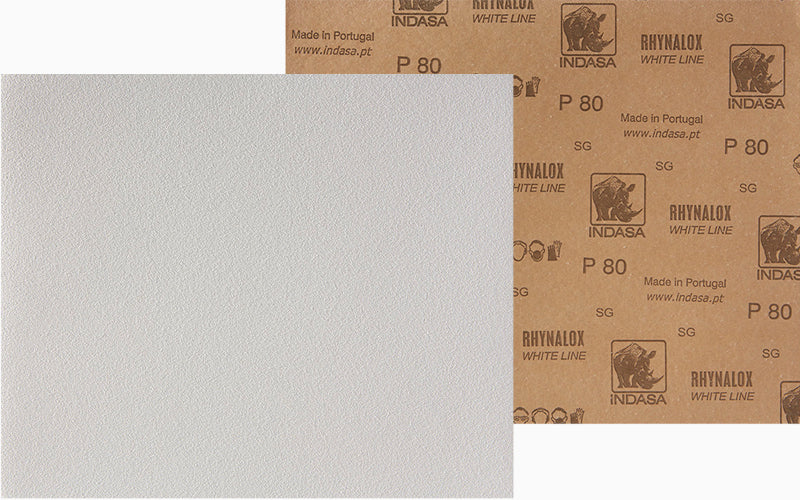 Rhynolox WhiteLine Sanding Sheets Series 3 - Side View | UnitedFinish.com