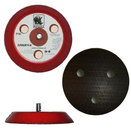 Indasa Rhynogrip 3in 3-Hole Grip Backup Pad 432938 - Side View | UnitedFinish.com