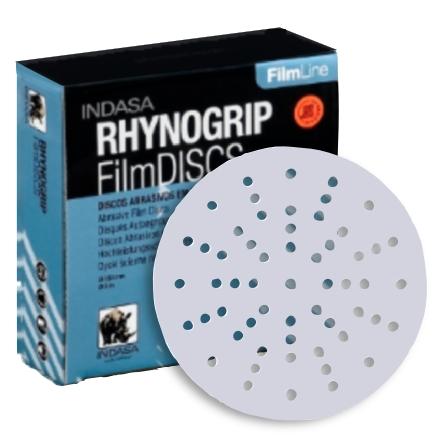Indasa 6in FilmLine Rhynogrip Ultravent Multi-Hole Vacuum Sanding Discs 7660F by INDASA | UnitedFinish.com