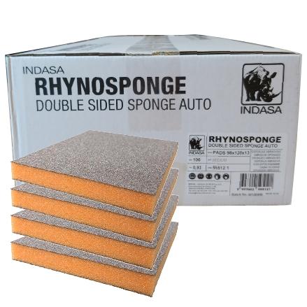 Indasa Rhyno Sponge Double Sided Hand Sanding Pads, Medium