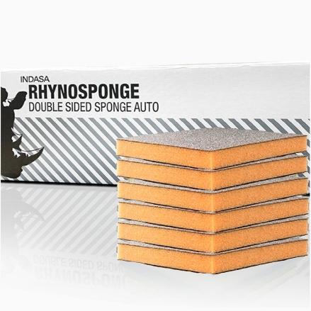 Indasa Rhyno Sponge Double Sided Hand Sanding Pads Medium Grit by INDASA | UnitedFinish.com