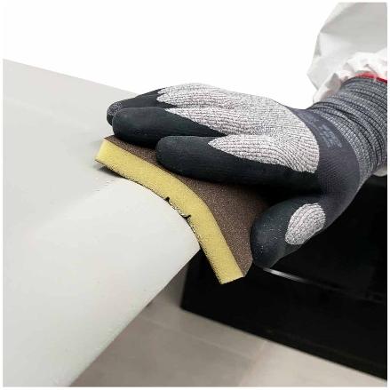 Indasa Rhyno Double Sided Sanding Sponge Fine - Label | UnitedFinish.com
