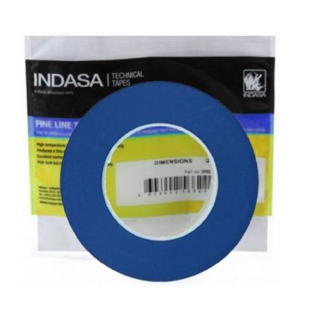 Indasa Fine Line Blue Masking Tape 6mm 1/4in 570975 by INDASA | UnitedFinish.com