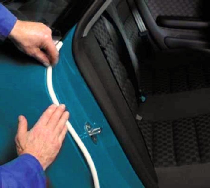 Indasa Soft Foam Aperture Masking Tape - In Use | UnitedFinish.com