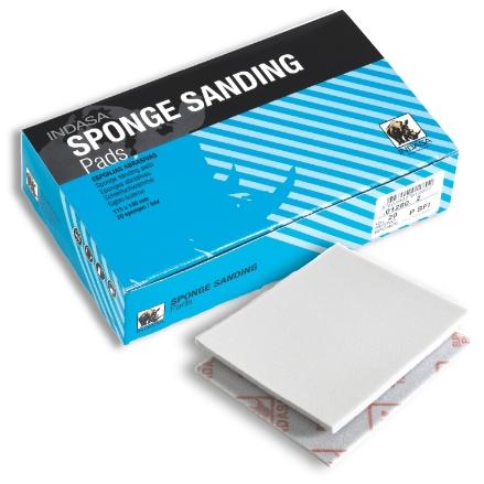Indasa Rhyno Single Sided Sponge Hand Sanding Pads 3000 Series by INDASA | UnitedFinish.com