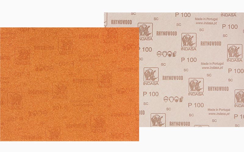 Indasa Rhynowood 9x11 Dry Sanding Sheets 4 Series - Side View | UnitedFinish.com