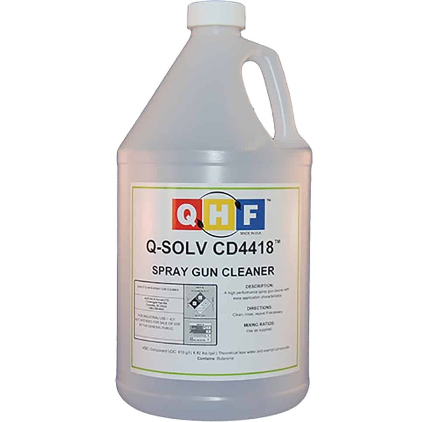 Q-SOLV CD4418 Spray Gun Cleaner Gallon by QHF | UnitedFinish.com