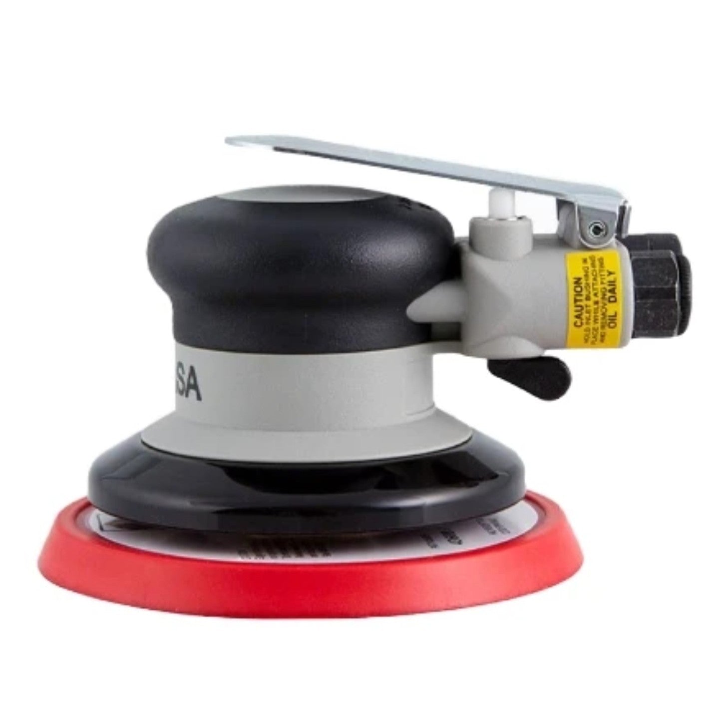 Indasa 5in DA Sander 5-32DASAND - Side View | UnitedFinish.com