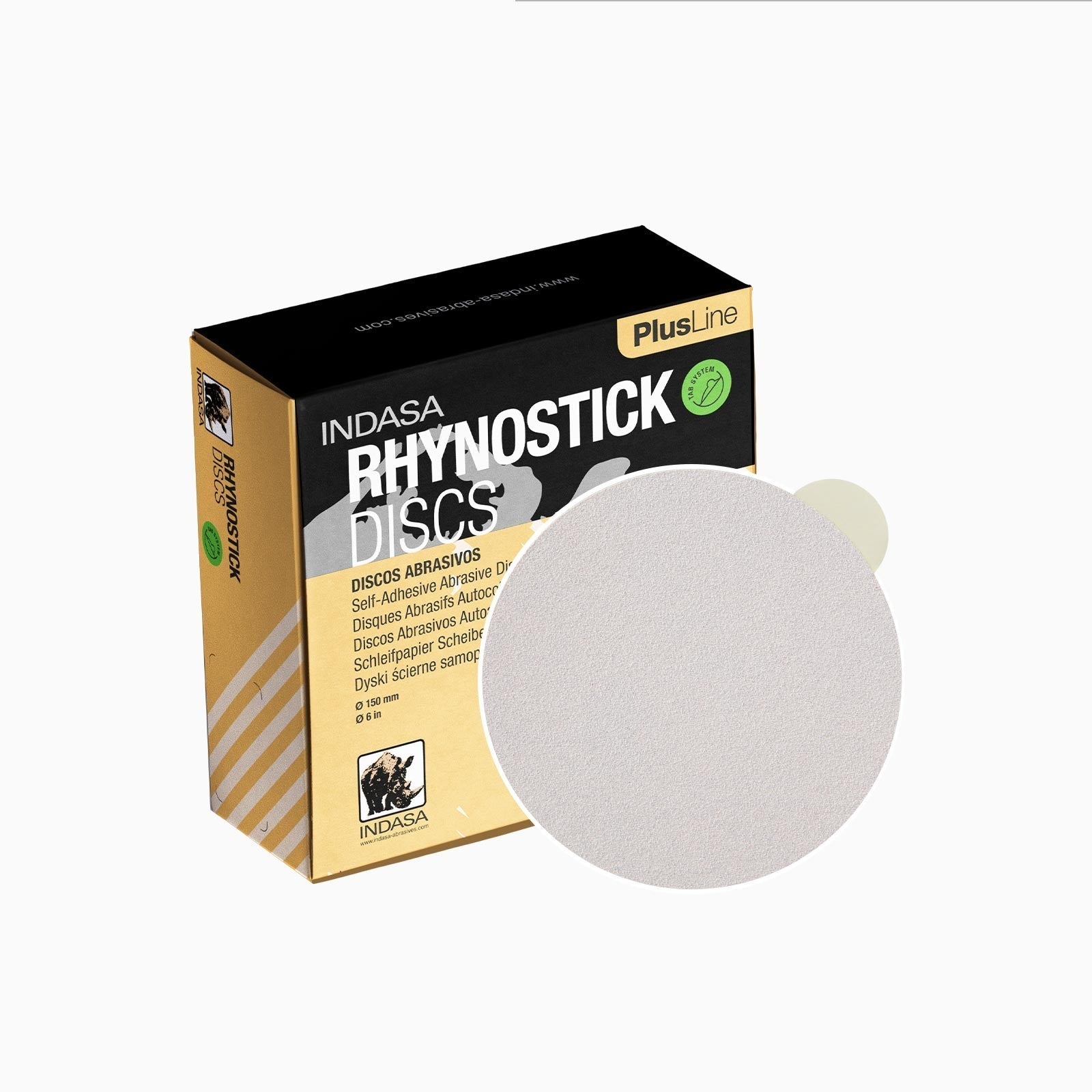Indasa 5in Plus Line Rhynostick PSA Solid Sanding Discs 1050 Series by INDASA | UnitedFinish.com