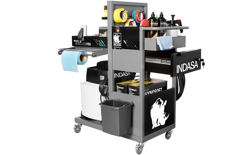 Indasa LPE45 Dust Extraction System - In Use | UnitedFinish.com