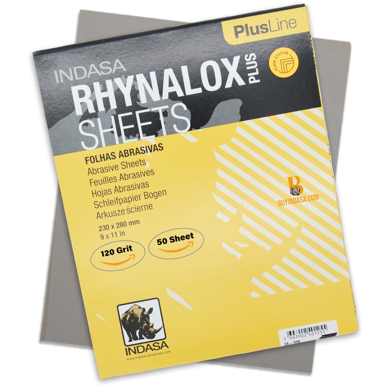 Indasa Plusline Rhynolox Plus Dry Sanding Sheets, 3A Series