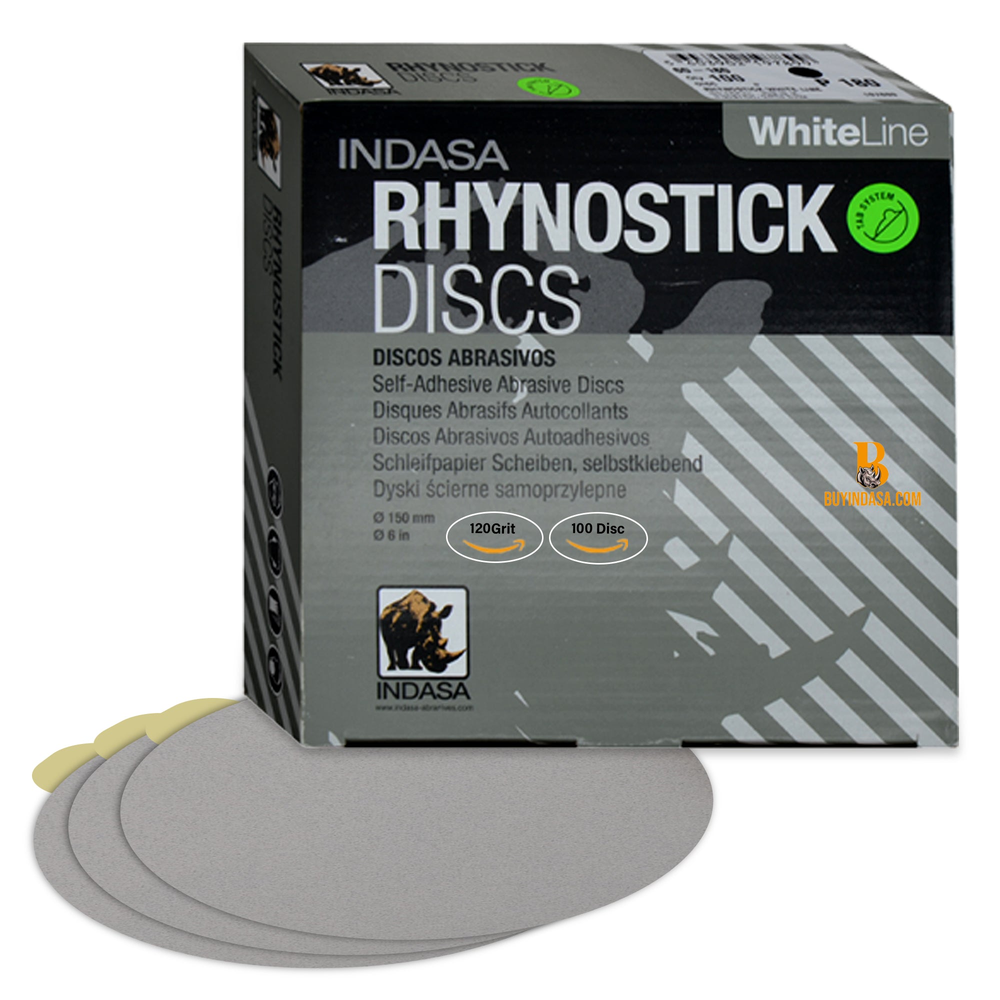 Indasa 6in Rhynostick PSA Discs 60 Series - Application | UnitedFinish.com