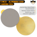 Indasa 5" Plus Line Rhynostick PSA Solid Sanding Discs, (1050 Series)