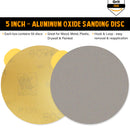 Indasa 5" Plus Line Rhynostick PSA Solid Sanding Discs, (1050 Series)