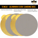Indasa 5" Plus Line Rhynostick PSA Solid Sanding Discs, (1050 Series)