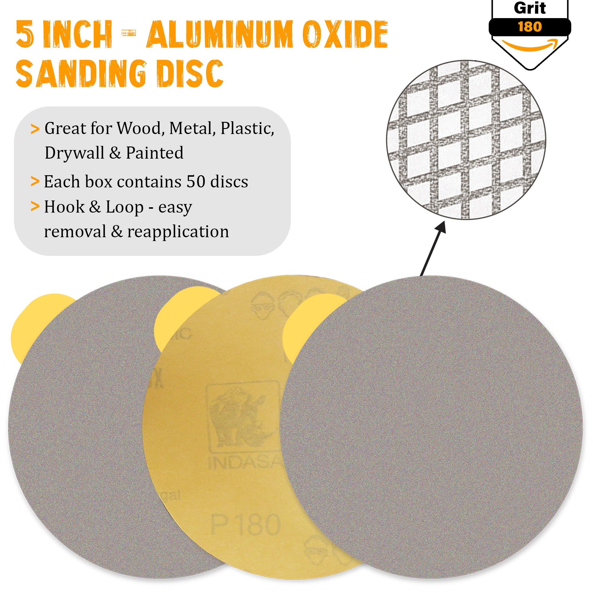 Indasa Rhynostick PSA 5in Disc 1050 - Quantity Options | UnitedFinish.com