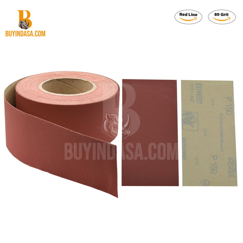 Indasa 2.75" Rhynostick Redline PSA Sanding Rolls, 960 Series