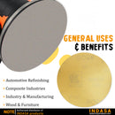 Indasa 5" Plus Line Rhynostick PSA Solid Sanding Discs, (1050 Series)