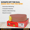 Indasa 6" Rhynostick Red Line Solid Sanding Discs (600 Series)