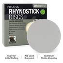 Indasa 5" Rhynostick White Line PSA Sanding Discs, 50 Series