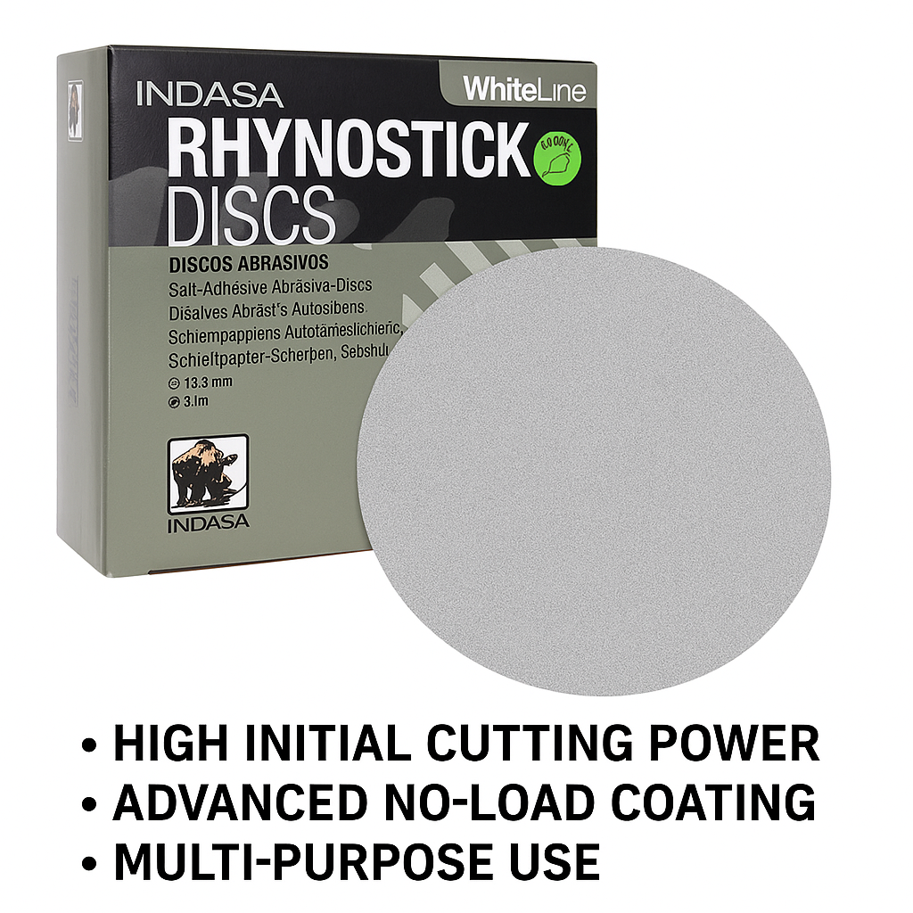 Indasa 5in Rhynostick PSA Discs 50 Series - Detail View | UnitedFinish.com