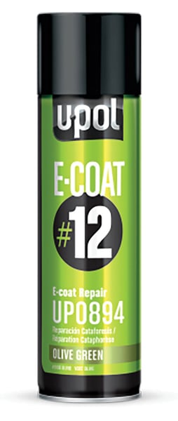 U-POL E-COAT #12 E-COAT Repair Aerosol Olive Green UPL-UP0894