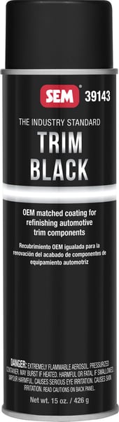 SEM Trim Black 15 oz aerosol can