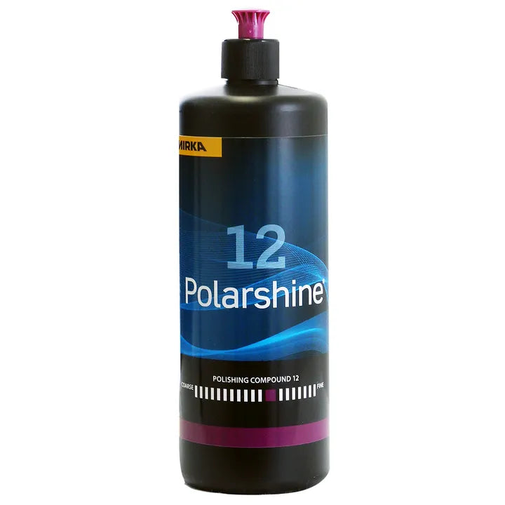 Mirka Polarshine 12 Medium Polishing Compound - Side View | UnitedFinish.com
