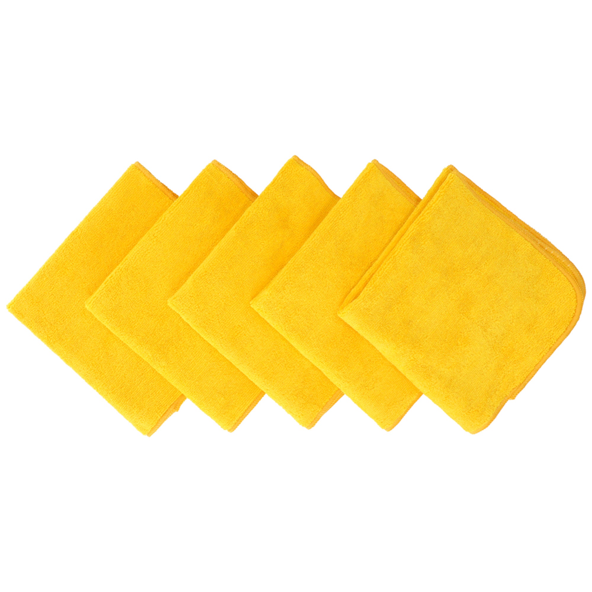 Microfiber Cloth 15.75" x 15.75" Yellow