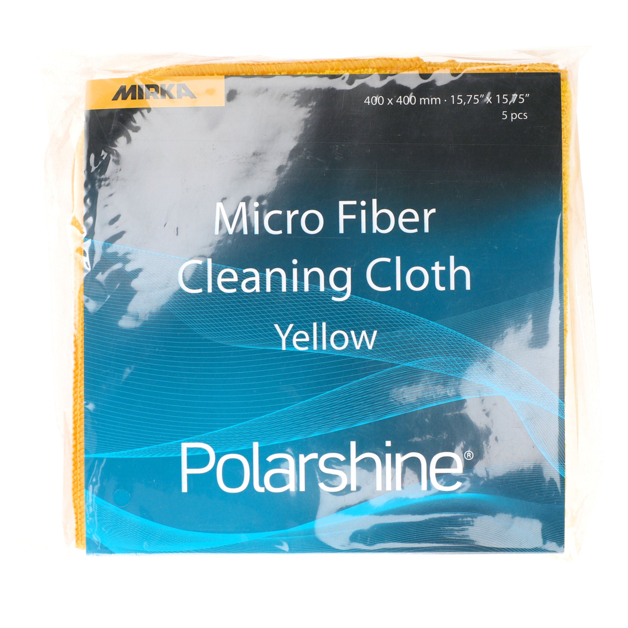 Microfiber Cloth 15.75" x 15.75" Yellow