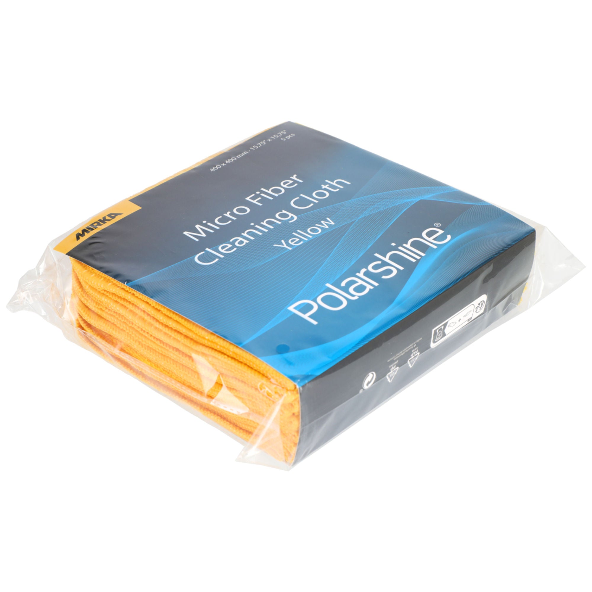 Microfiber Cloth 15.75" x 15.75" Yellow