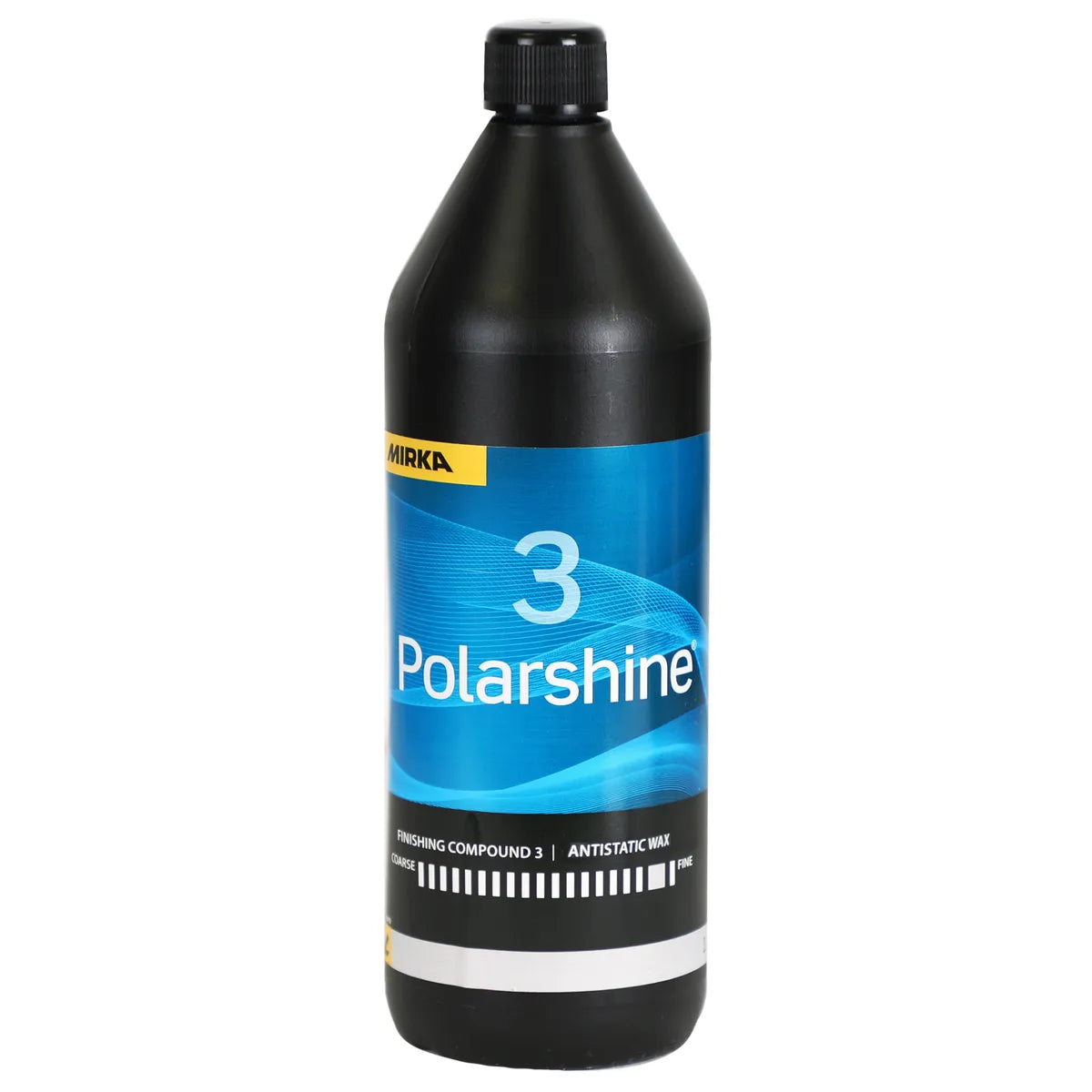 Mirka Polarshine 3 Ultra Finish Polish and Antistatic Wax - Side View | UnitedFinish.com