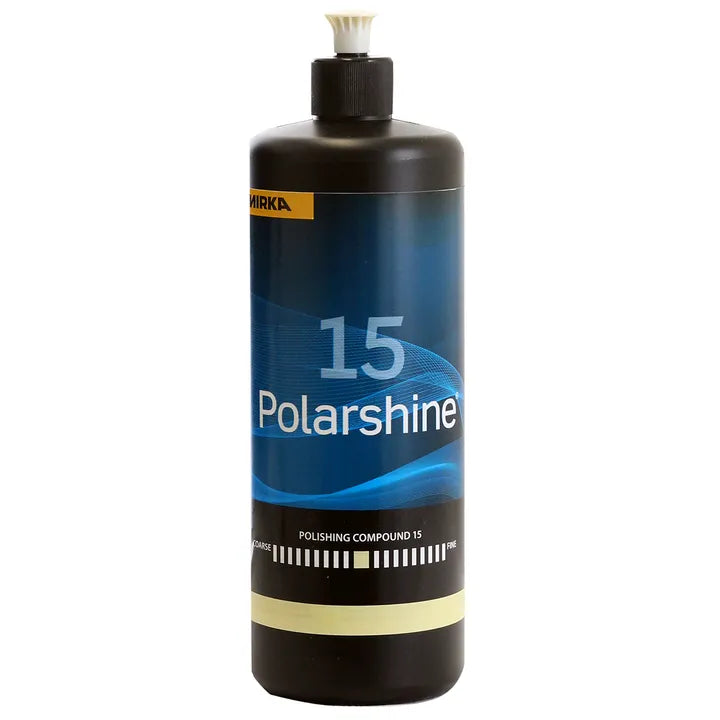 Mirka Polarshine 15 Medium Polishing Compound - Side View | UnitedFinish.com