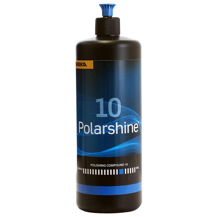 Mirka Polarshine 10 Medium Polishing Compound - Side View | UnitedFinish.com
