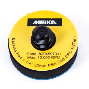 Mirka 1.25 Inch Quick Lock Soft PSA Backup Pads by Mirka | UnitedFinish.com