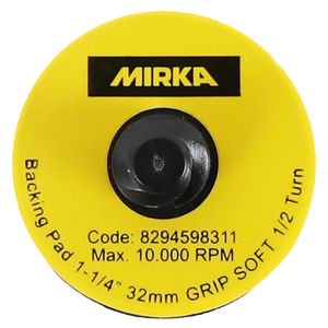 Mirka 1.25 Inch Quick Lock Soft PSA Backup Pads - Grit Detail | UnitedFinish.com