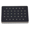 Mirka 3" x 4" x 0.28" Grip 33 Hole Interface Pad