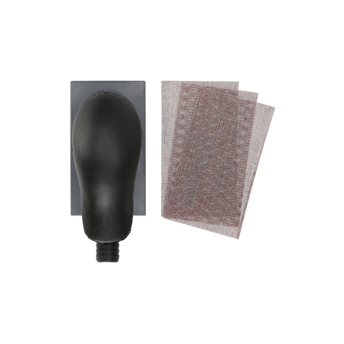 Mirka Vacuum Sanding Block 2.75x5 Inch Grip Grey 91402 - Feature View | UnitedFinish.com