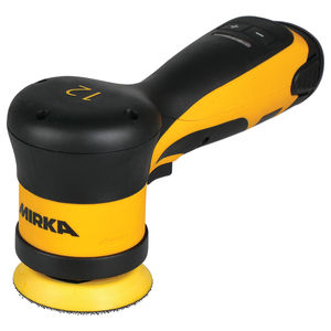 Mirka AROP312-B 3" Cordless Angled Random Orbit Polisher Kit, 12mm orbit - Side View | UnitedFinish.com