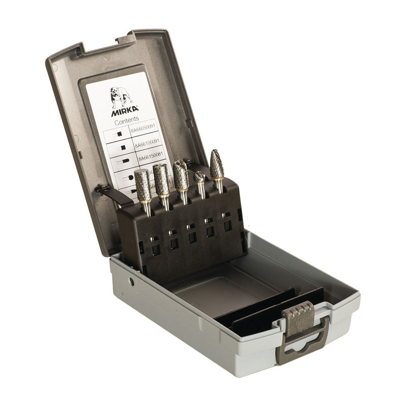 Mirka Carbide Burr Set - shapes