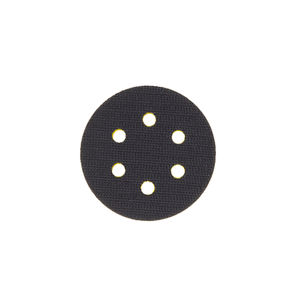 Mirka 3 Inch 6 Holes Grip Backup Pad with Adapters - Side View | UnitedFinish.com