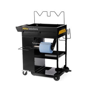 Mirka Smart Cart Solution Trolley - In Use | UnitedFinish.com