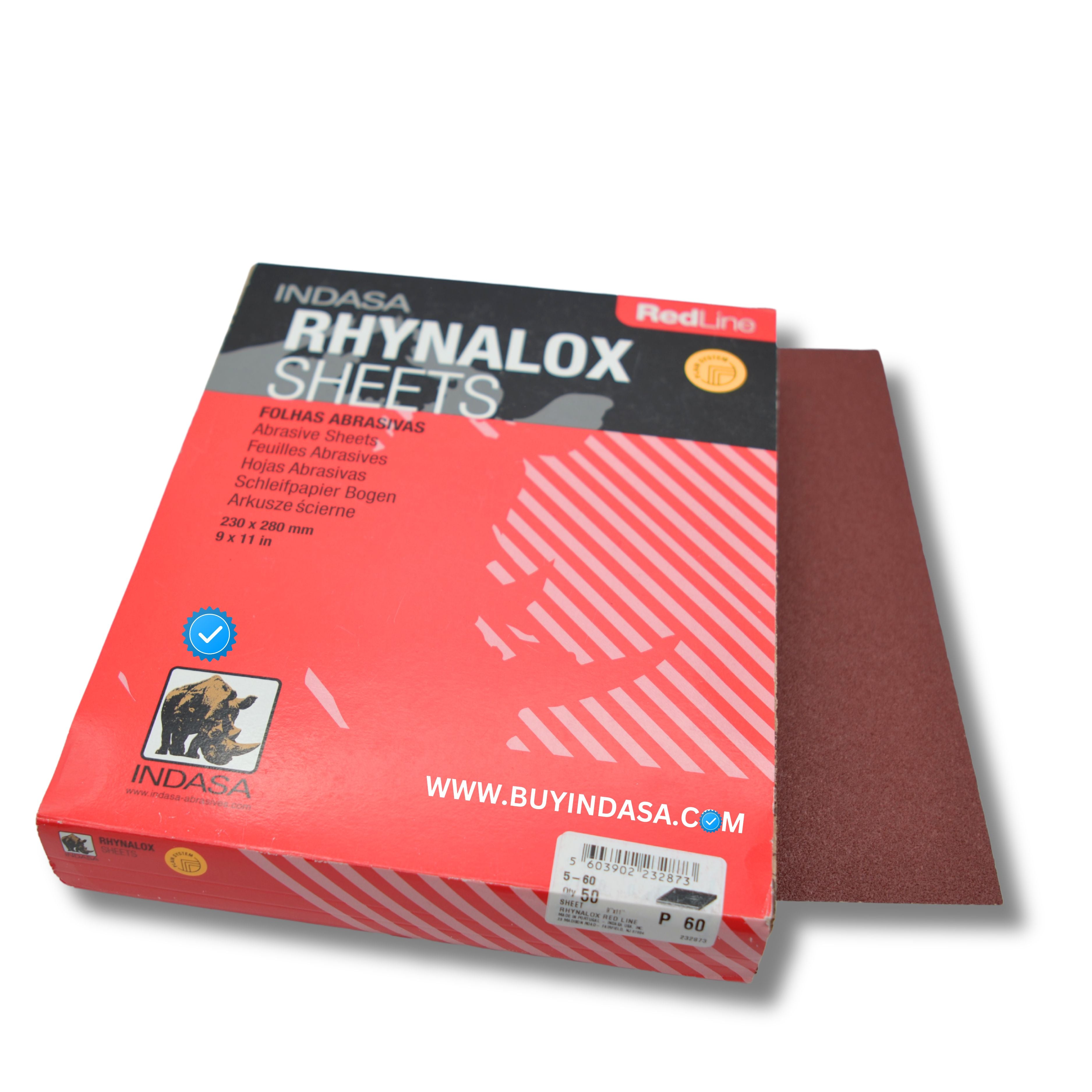 Indasa Rhynodry Heavy Duty Sanding Sheets 5 Series - Detail View | UnitedFinish.com