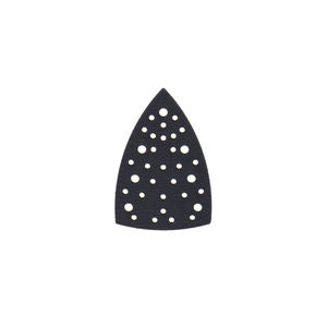 Mirka 4x6x6 Inch Triangle 32 Hole Grip Backup Pad For Deos Delta - Detail View | UnitedFinish.com
