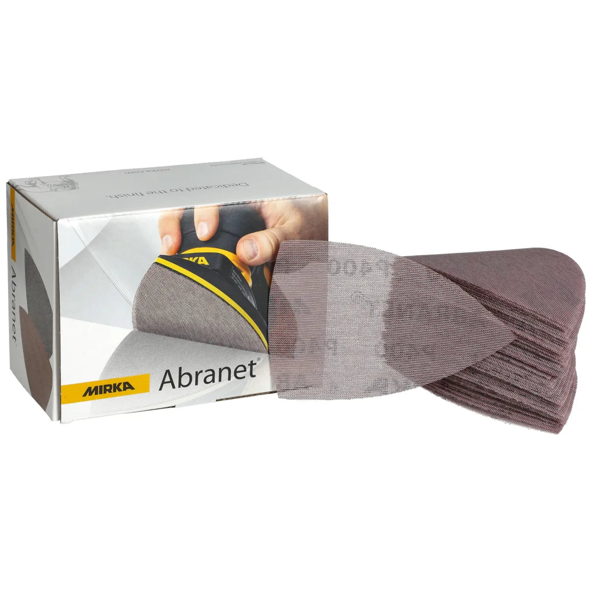 Mirka Abranet 4" x 6" x 6" Delta Sanding Triangles - Feature View | UnitedFinish.com