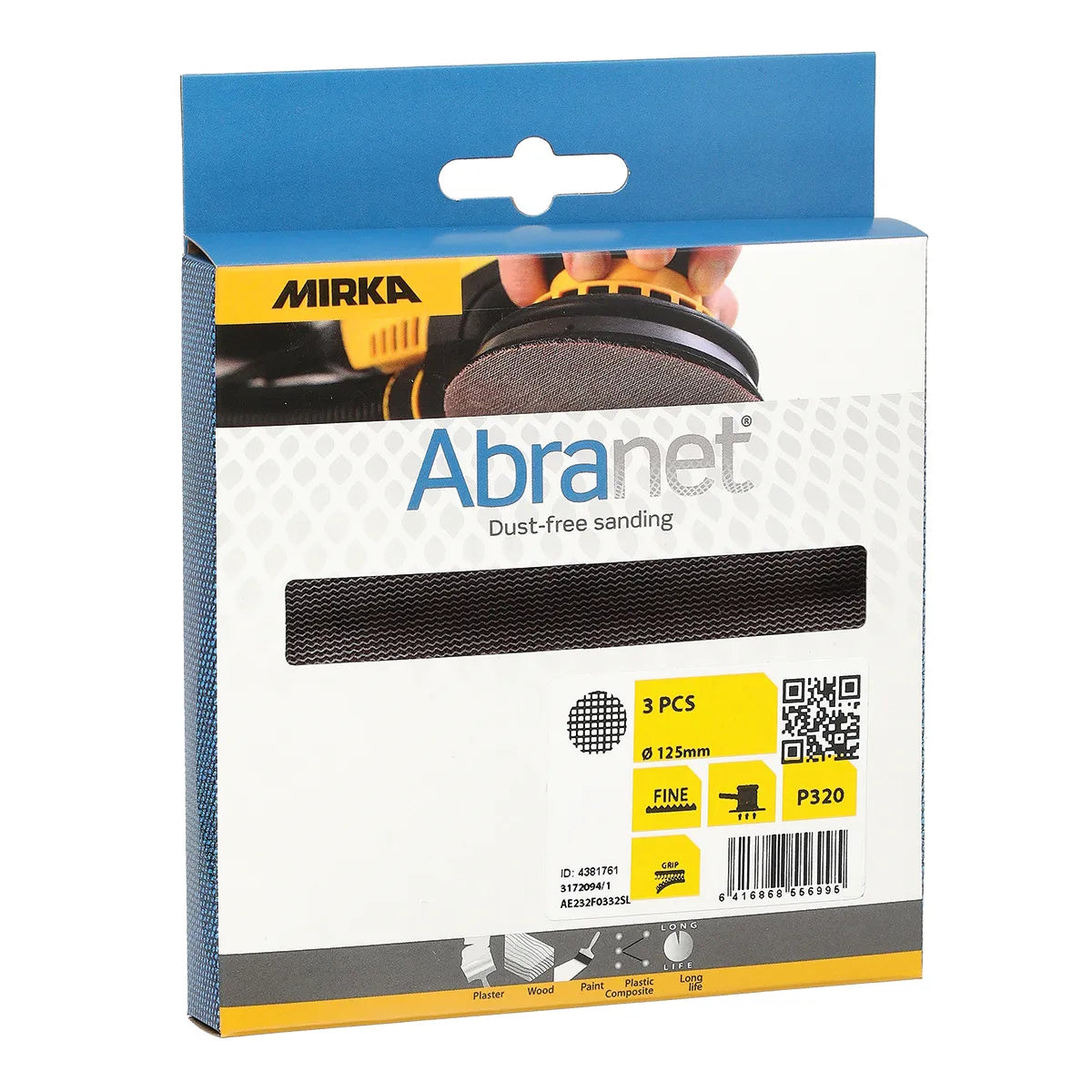 Mirka Abranet 3" Grip Sanding Discs