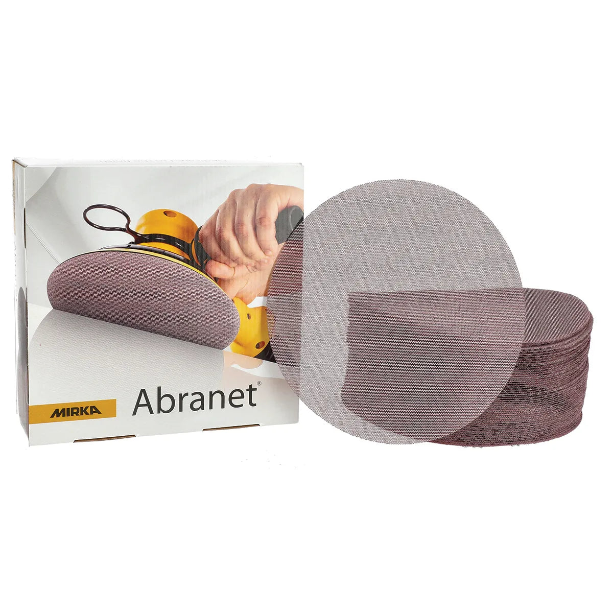 Mirka Abranet 8" Grip Sanding Discs - Grit Detail | UnitedFinish.com
